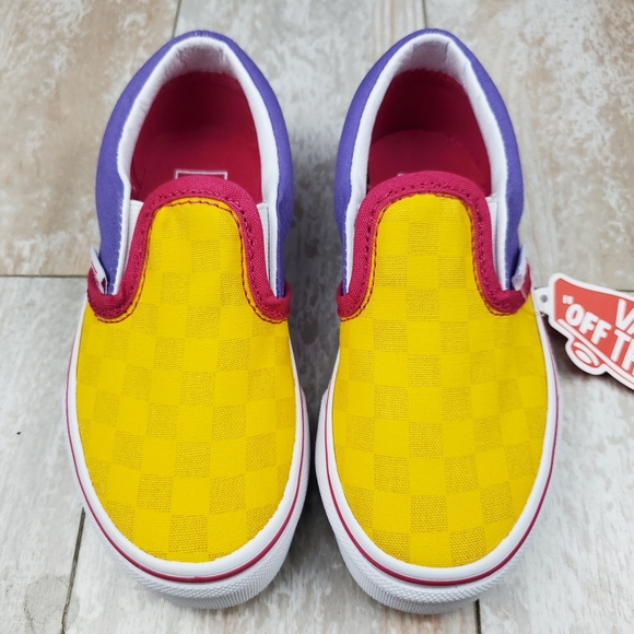 Vans Classic Slip On Checkerboard Multi Pop - Picture 6 of 6